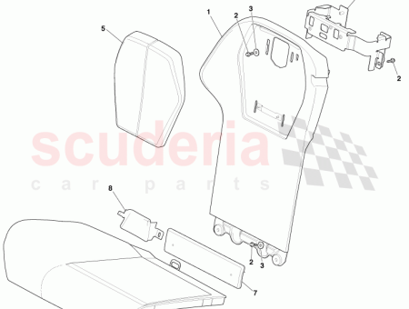 Photo of Pad Assembly Rear Cushion Lower LH ED33 L63847…