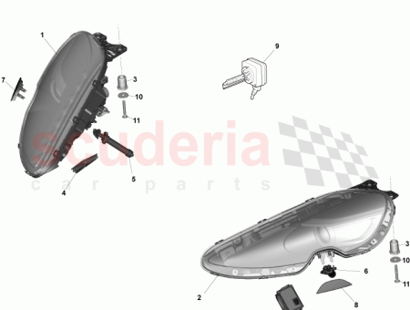 Photo of HEADLAMP ASS LH RHD CD33 13W030…