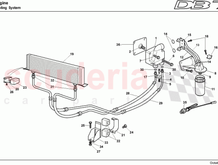 Photo of HOSE ASSY ENGINE OIL COOLER RETURN 44…