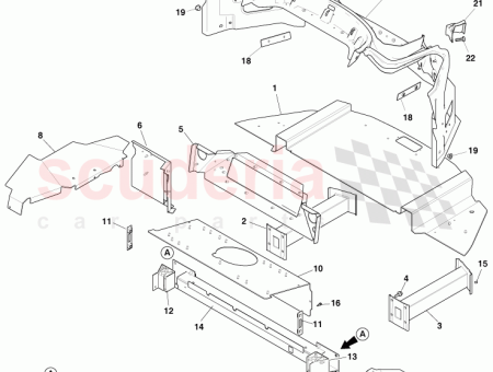 Photo of Panel Fuel Tank Compartment Upper DG43 C278A71…