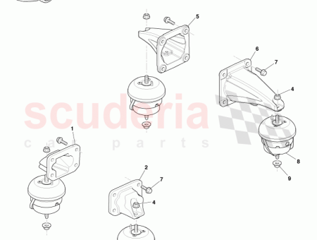 Photo of MOUNT TO TRANSMISSN BRACKET RH AUTO AD43 7M125…