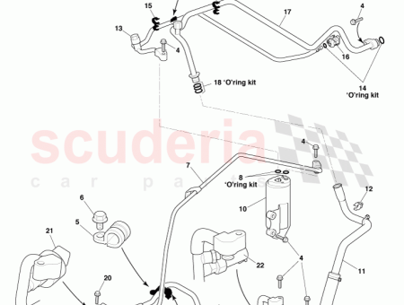 Photo of O RINGS DB9 V8 RECEIVER DRIER PACK OF…