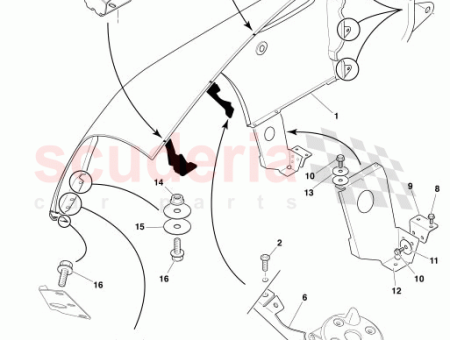 Photo of MESH SIDE STRAKE LH 1R12 831339…