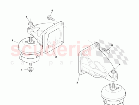Photo of MOUNT TO TRANSMISSN BRACKET RH AUTO 9D33 7M125…