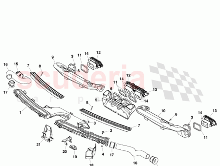 Photo of AIRCON FOOTWELL DUCT RH RHD ASSY 4G43 014K00…