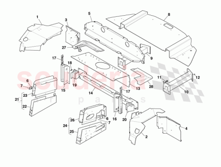 Photo of PANEL REAR FLOOR SIDE OUTER RIGHT HAND 9G43…