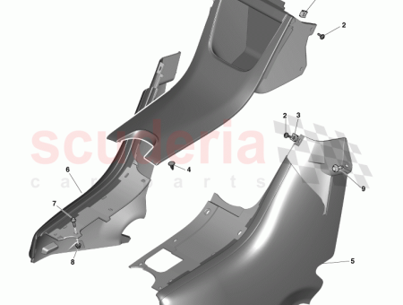 Photo of Trimmed Panel Rear Console LH CD33 045C63…