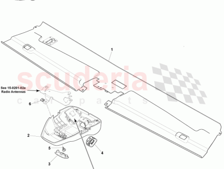 Photo of Panel Assembly Windshield Header Trim EG43 03408…
