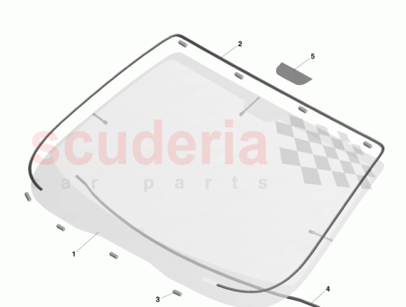 Photo of Glass Front Windshield DG43 76…