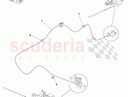 Photo of Clamp Hood Lock Control Cable 53614…