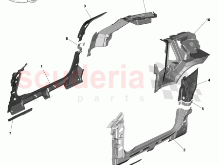 Photo of Reinforcement Door Seal Strip RH CY83 247C36…