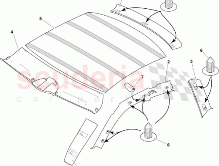 Photo of ASSY TRIM FRT HEADER HOMELINK MIC 1R12 834813…