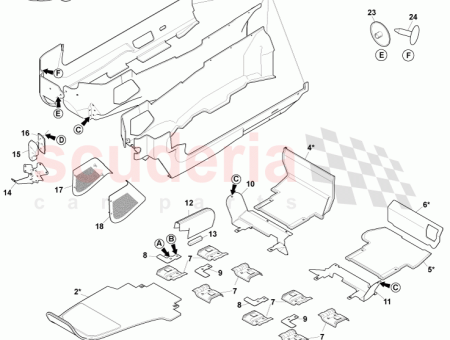 Photo of Kit Assembly Side Carpet DD43 281B10…