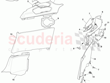 Photo of Panel Assy Quarter Trim Middle RH 6G33 312A07…