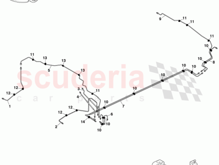 Photo of Tube Assy Rear Wheel Brake BG33 2A478…