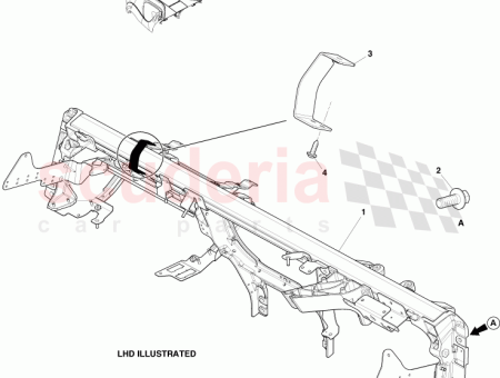 Photo of CROSS CAR BEAM ASSY RHD 8G43 044B52…