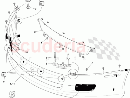 Photo of COVER ASSY FRONT BUMPER WORLD 6G43 17D957…
