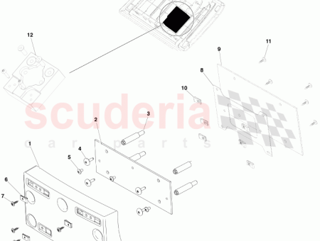 Photo of FRONT NUMBER PLATE MOUNTING NAS LICENCE PLATE 6G33…