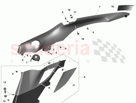 Photo of Speaker Grille Rear Quarter Lower RH EG43 310B08…