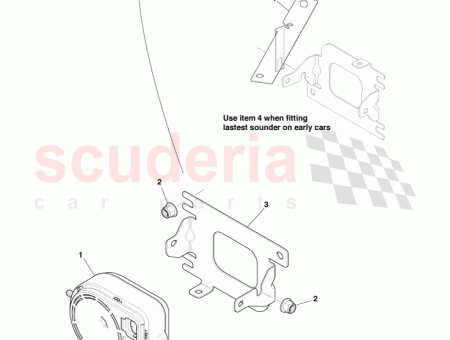Photo of SUPPLEMENTAL SECURITY SOUNDER BRACKET 6G33 13828…