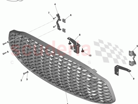 Photo of Bracket Grille Lower LH CY83 8A023…