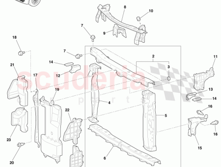 Photo of Reinforcement Radiator Support lower 53283…