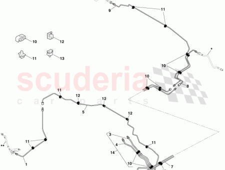 Photo of Hose Assy Brake Master Cylinder to Modulator LHD…
