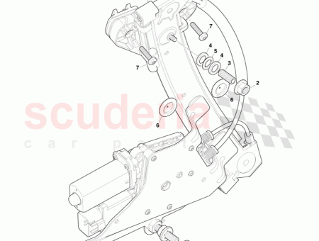 Photo of Window Regulator Rear Quarter RH ED33 F27000…