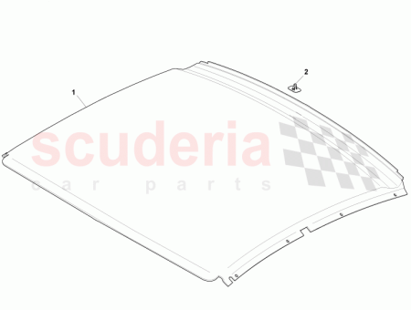 Photo of ASSEMBLY TRIM QUILTED LEATHER HEADLINING COUPE BD33 51916…