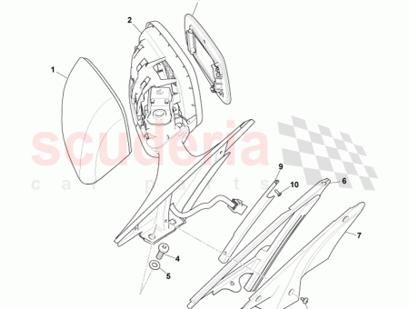 Photo of Mirror Glass Convex RH Passenger Side AG33 3063472…