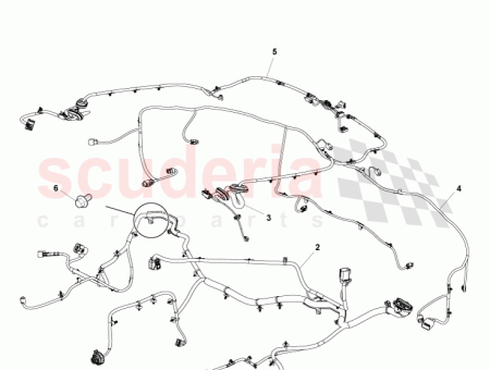 Photo of REAR BUMPER HARNESS AD43 15B484…