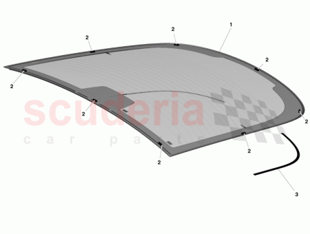 Photo of REAR SCREEN W O SEAL CD33 76…