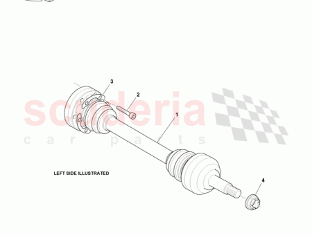 Photo of Halfshaft assy Rear RH 12023 13 0008…