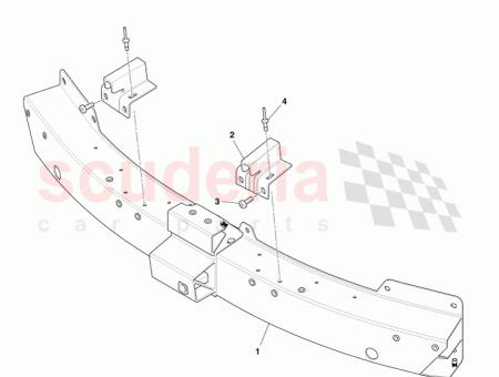Photo of BRACKET BUMPER BEAM FRONT 7G43 17753…