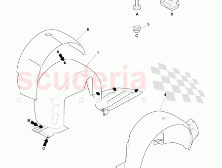 Photo of WHEELARCH NVH PAD RH 4G43 54279D24…