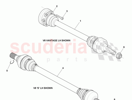 Photo of CIRCLIP HALF SHAFT V8 VANTAGE S BG33 26…