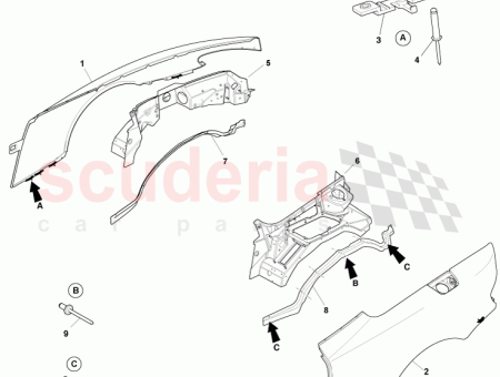 Photo of Pillar assy rear quarter LH…