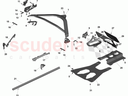 Photo of Bracket Front Cross Brace LH GODG43 108A87…