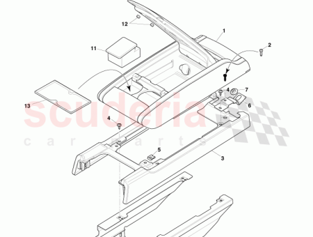 Photo of PAD ASSY CONSOLE ARMREST STWG 8D33 045C76…