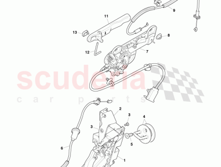 Photo of SHIELD DR LATCH LH 4G43 F219B09…