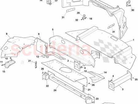 Photo of Reinforced Lower Back Centre Panel DG43 40338…