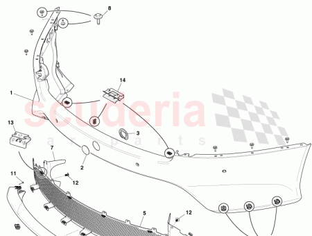 Photo of Bumper Cover Assy Front DG43 17D957…