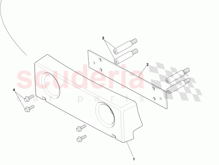 Photo of FRONT NUMBER PLATE MOUNTING SWISS LICENCE PLATE 6G33…