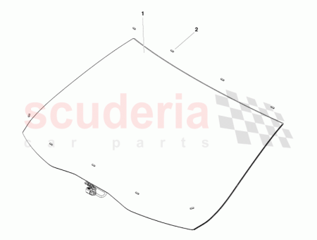 Photo of HEATED FRONT WINDSHIELD GLASS V8 COUPE 6G33 C03102…