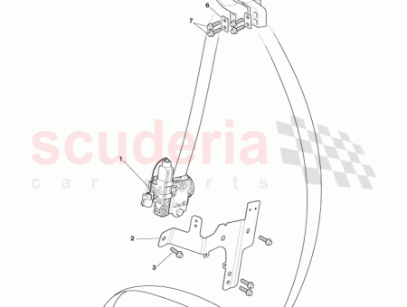 Photo of FRONT SEATBELT ASSY PASSENGER RHD WARM CHARCOAL 6G33…