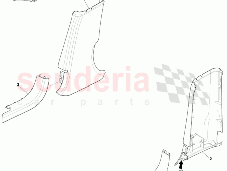 Photo of LH FRONT SCUFF PLATE INSERT ASSEMBLY AD43 13201…