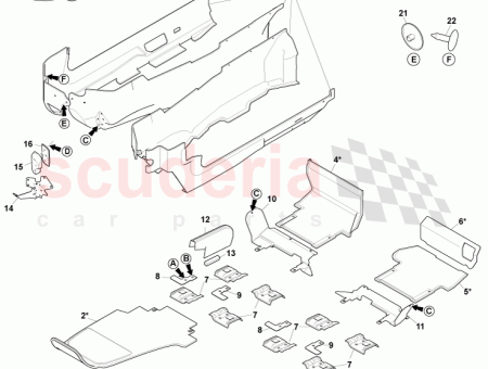 Photo of Kit assy side carpet RHD…