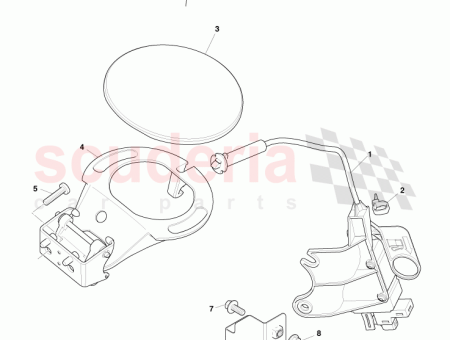 Photo of Actuator assy fuel filler…