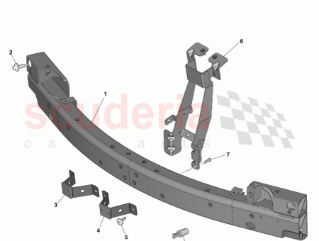 Photo of Bracket Front Bumper Inner RH DG43 17767…