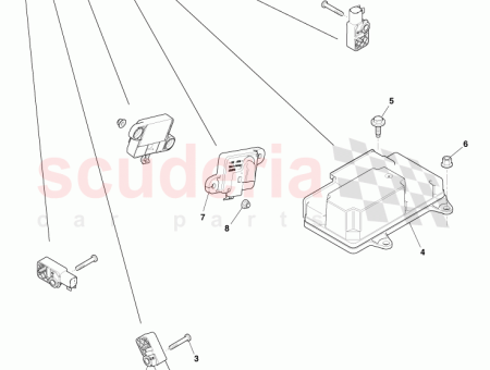 Photo of Sensor Occupant Restraint Side Impact 4G43 37…